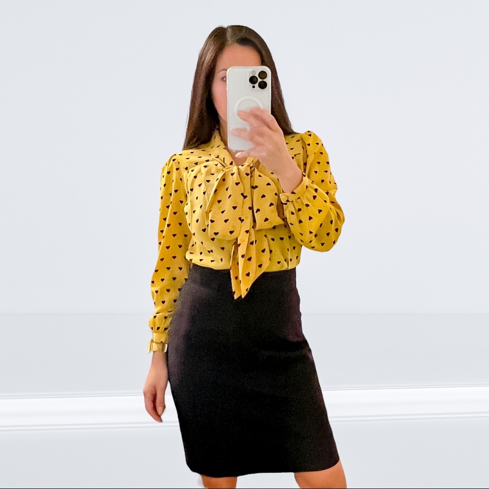 ASOS PUSSYCAT BOW HEART TOP SIZE 1